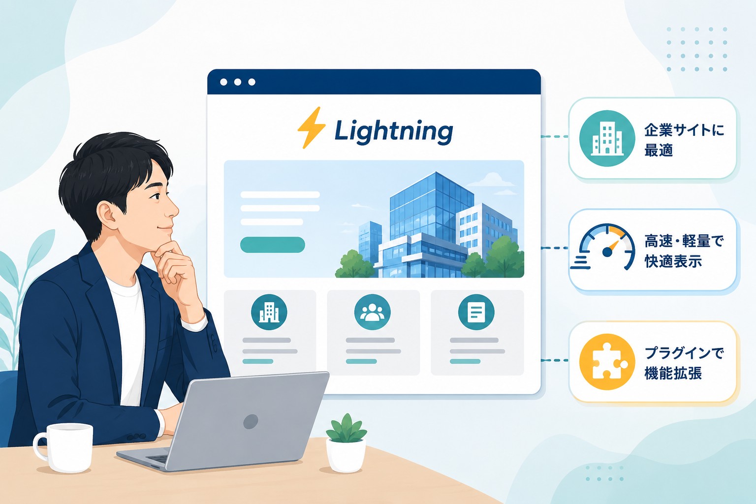 【2026レビュー】Lightningの評判・機能・無料/Pro比較|企業サイトでよく使われる理由のアイキャッチ画像