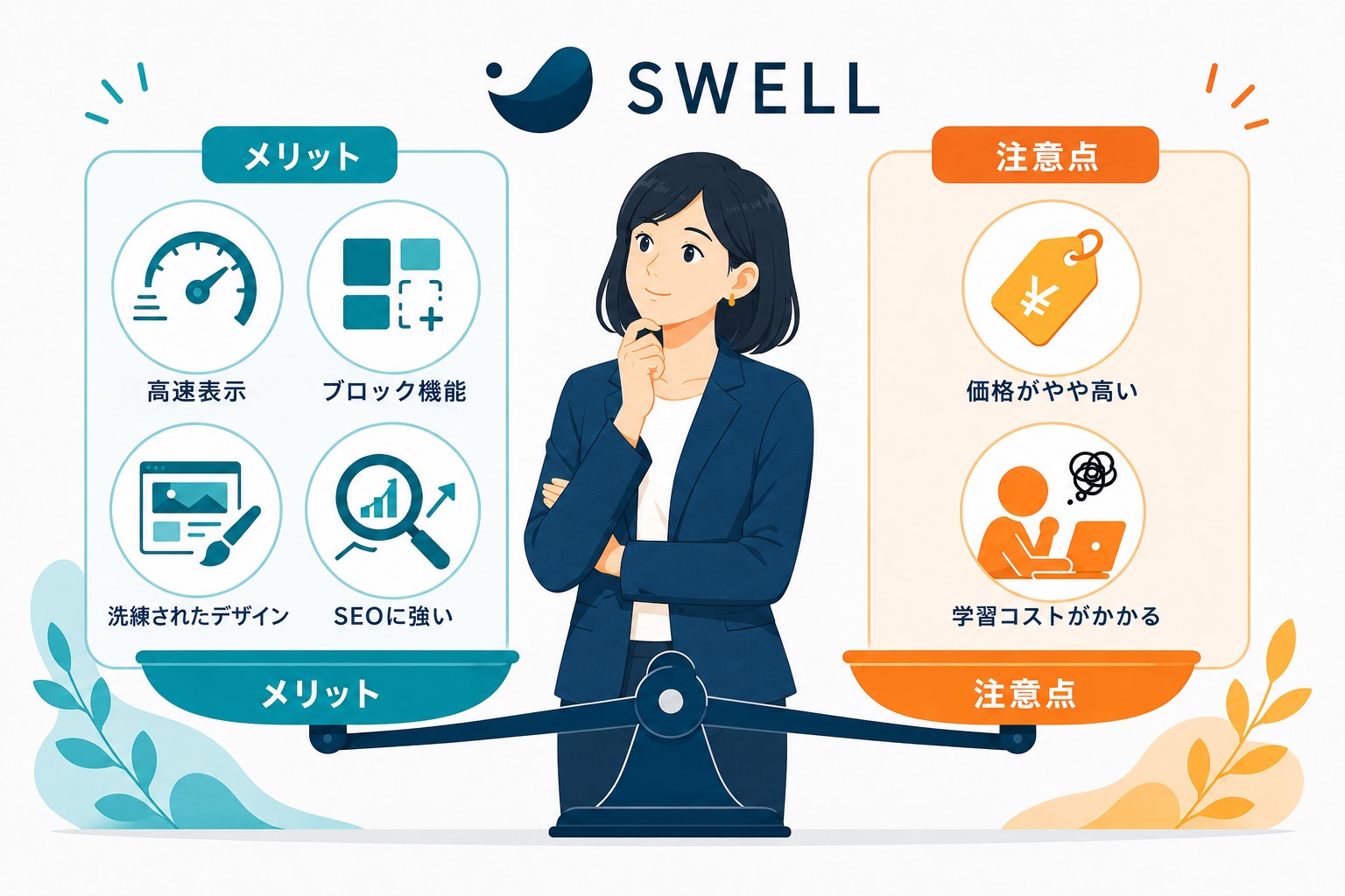 SWELLのメリット・デメリット画像