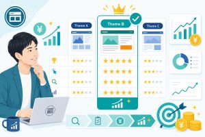 【2026】アフィリエイト用WordPressテーマおすすめ6選｜稼ぐ機能で徹底比較のアイキャッチ画像