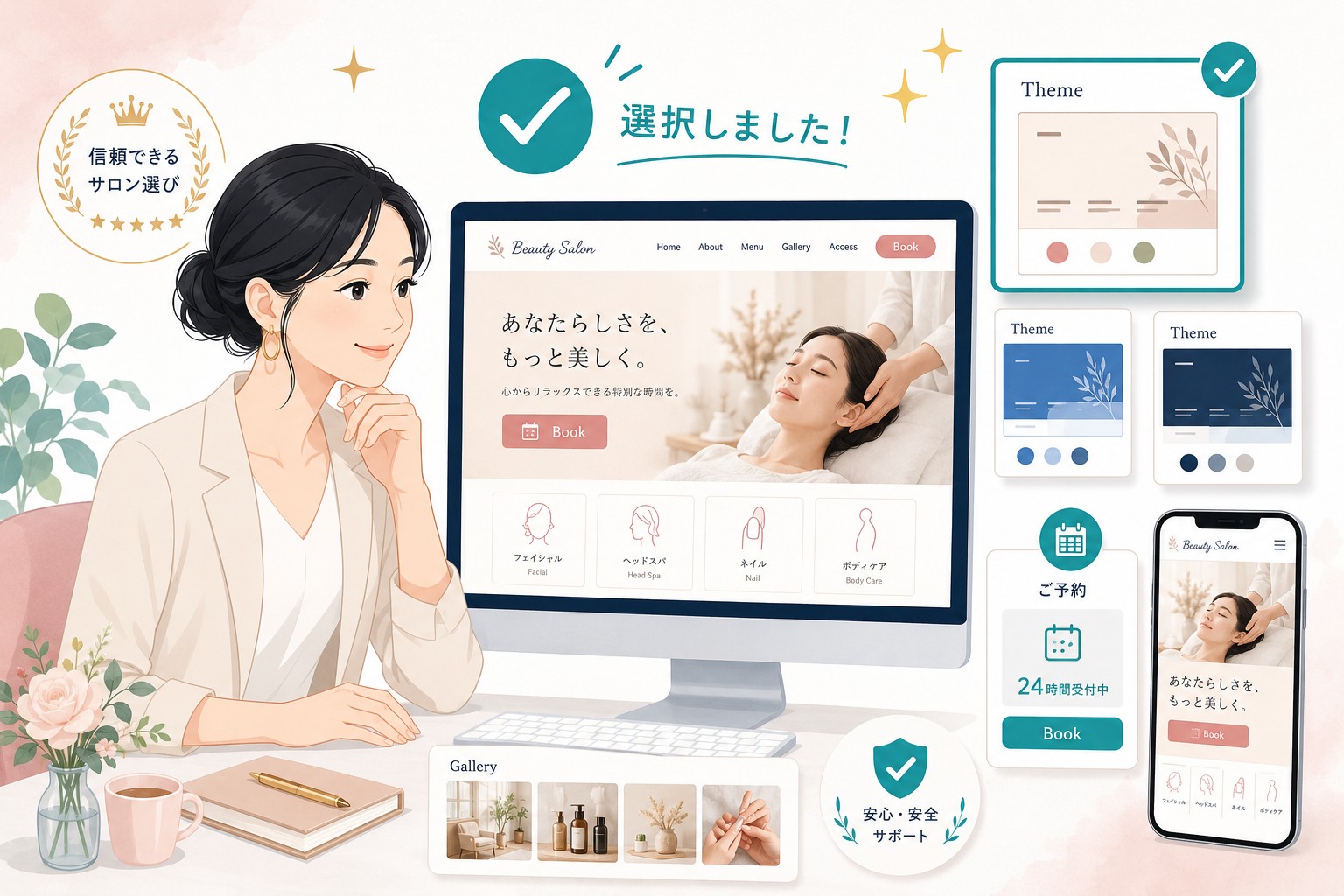美容・サロン向けWordPressテーマのまとめ画像