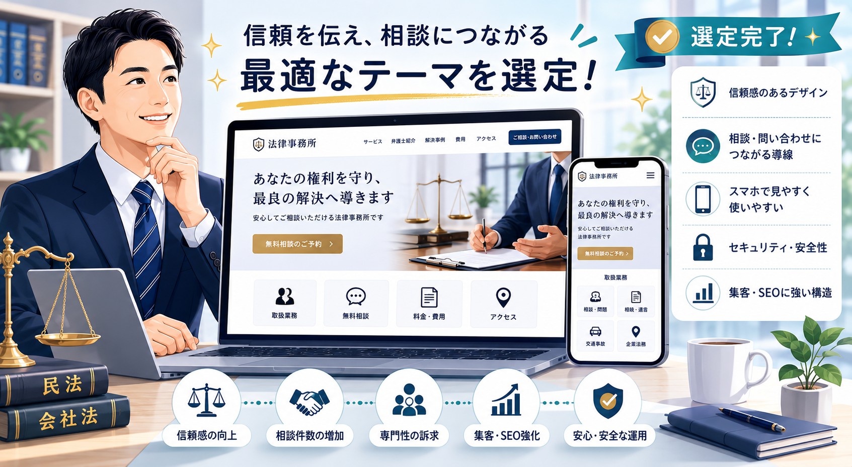 士業向けWordPressテーマのまとめ画像