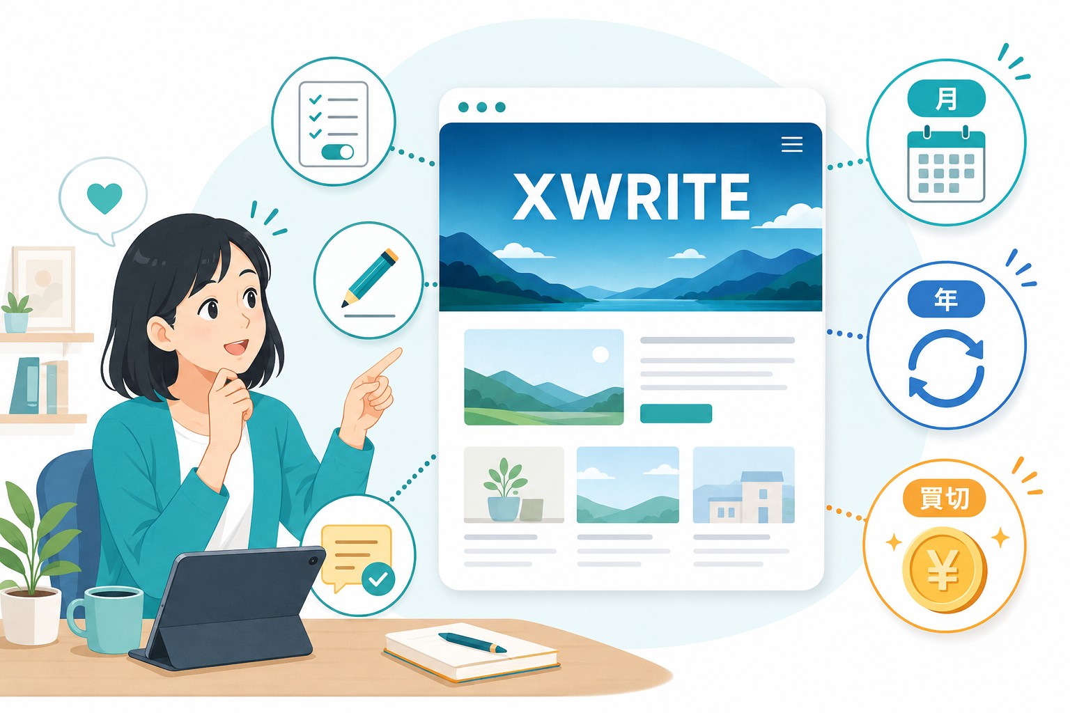 【2026レビュー】XWRITEの評判・料金プラン・エックスサーバー利用者の特典のアイキャッチ画像